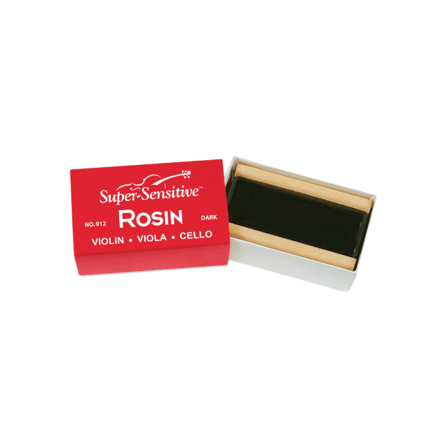 Block Rosin Dark Super Sensitive 912-EA Violin Viola Cello