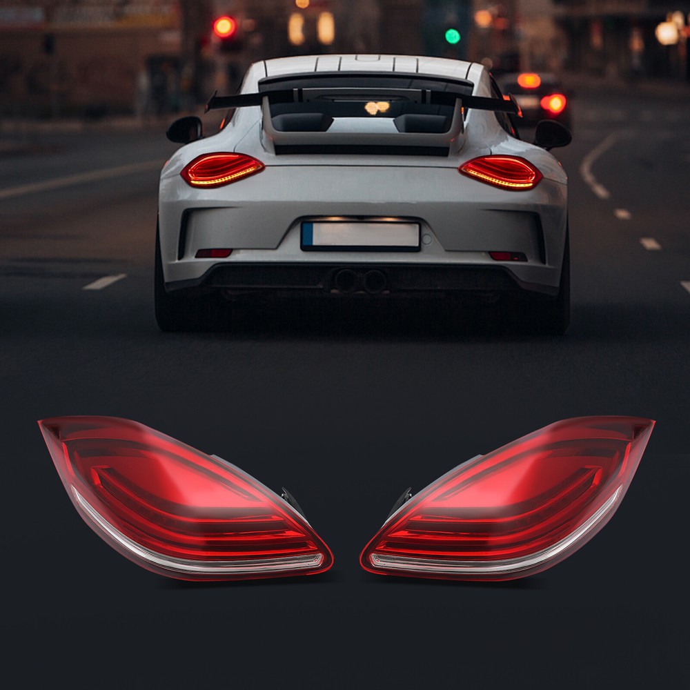 Pair Dynamic LED Tail Lights Assembly Upgrade For 2010-2013 Porsche Panamera 970
