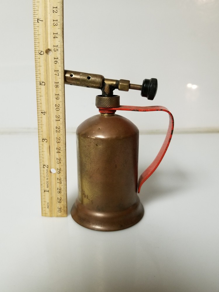 Vintage brass torch blow torch