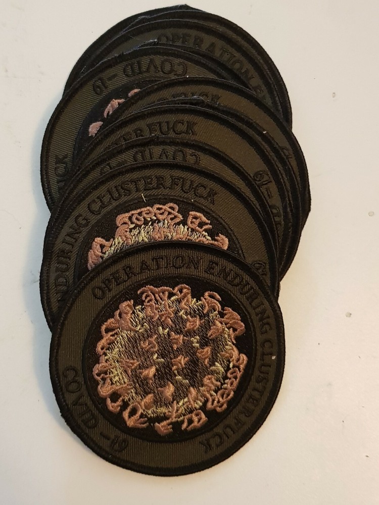 BIKER FUNNY PATCH " OPERATION CLUSTERF**K" 3.5 INCH NEW NICE