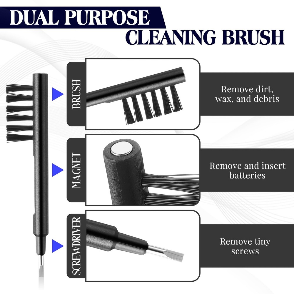 Hearing Amplifier Cleaning Tools, Compatible with Audien Hearing Aid Kit Incl...