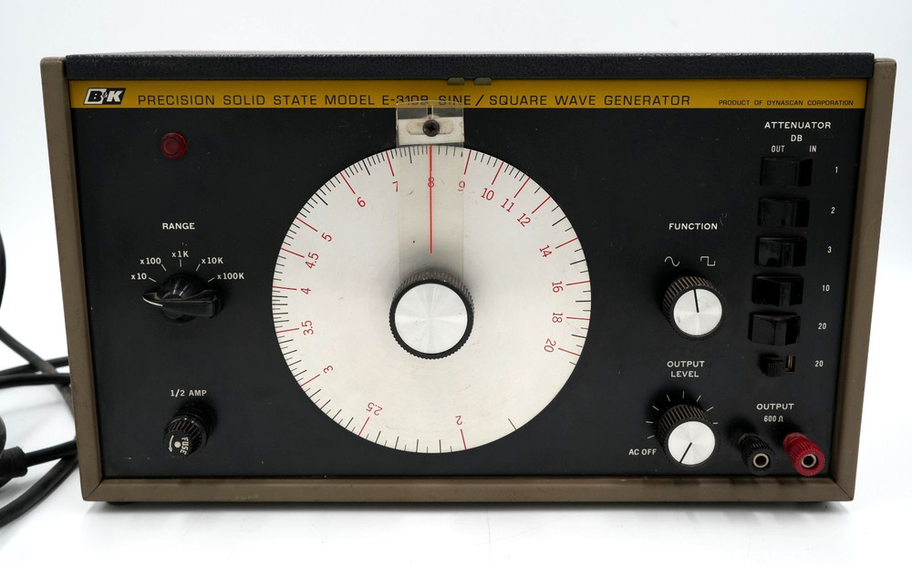 B&K E-310B Precision Audio Wave Generator - Parts / Not fully working