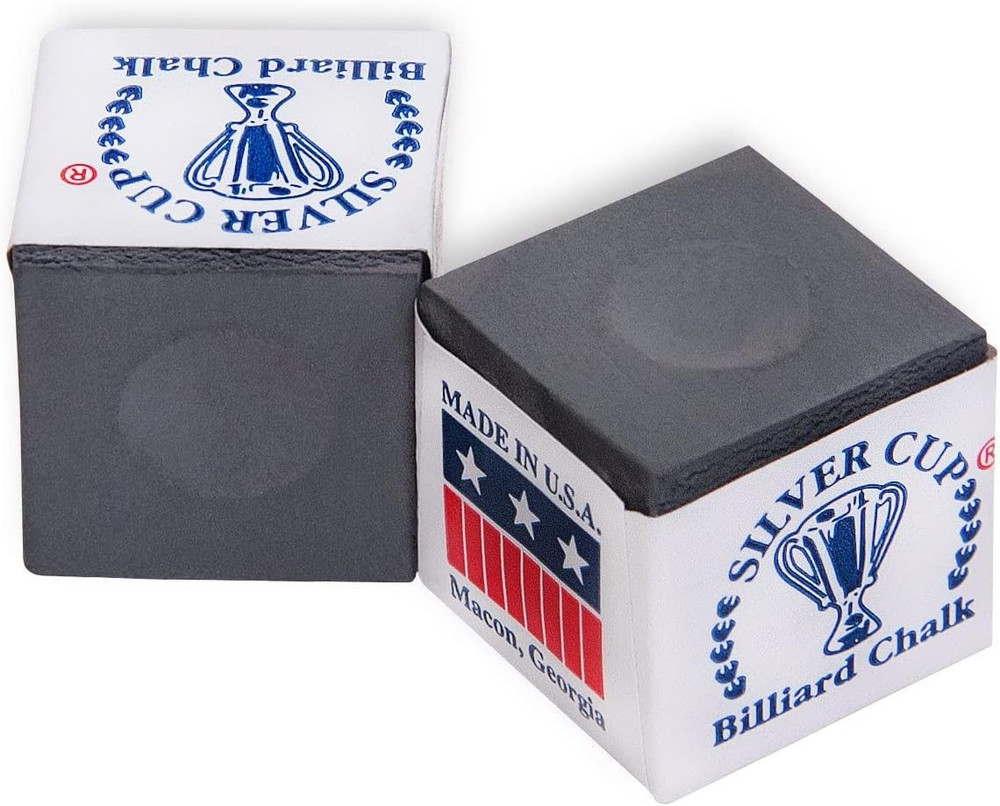 Billiard CHALK - ONE DOZEN (Charcoal)