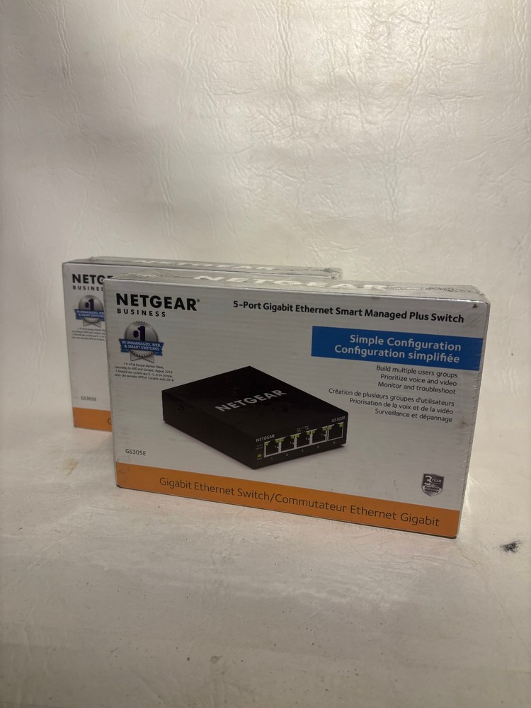 Netgear GS305E 5-Port Gigabit Ethernet Smart Managed Plus Switch