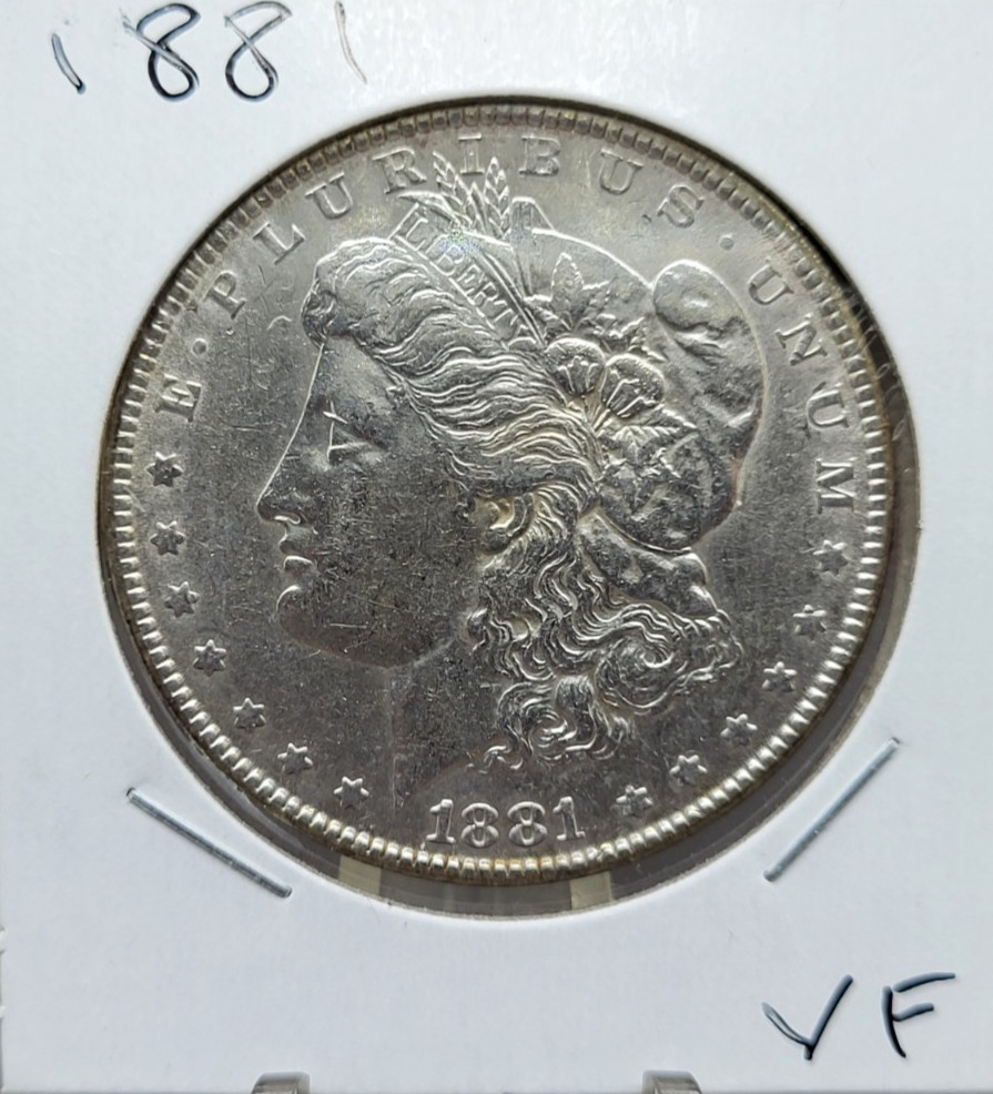 1881 U.S. Morgan 90% Silver Dollar