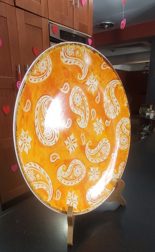 One) Vintage Oneida Ala Mode Collection 4pc Place Setting ~Peach~