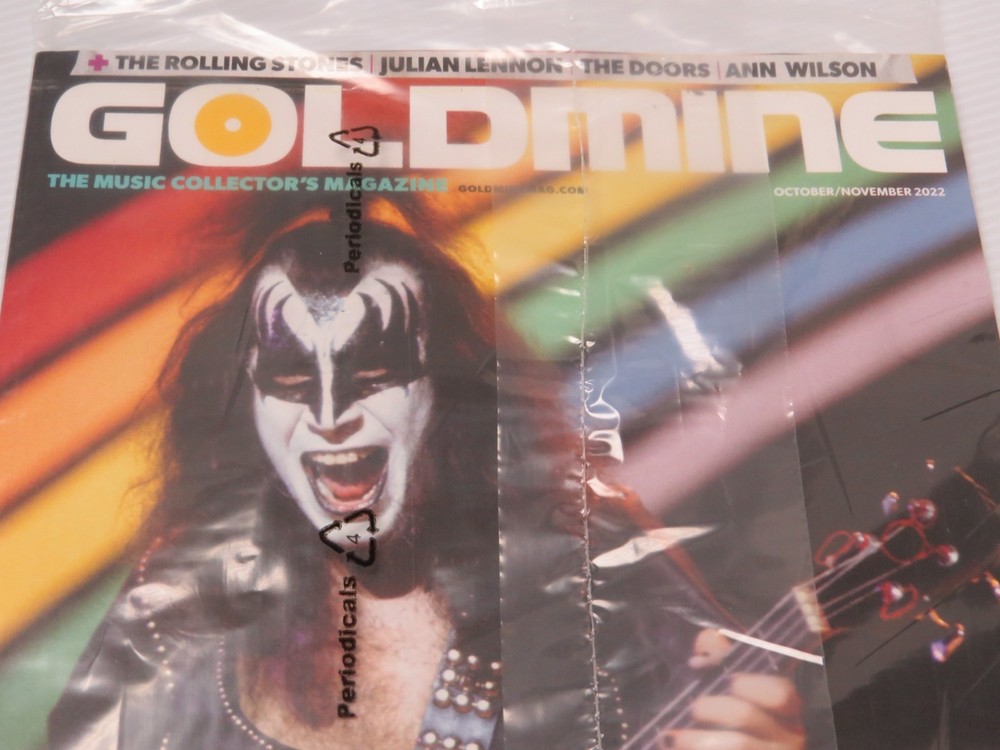 KISS GENE SIMMONS GOLDMINE MAGAZINE 2022 STILL SEALED