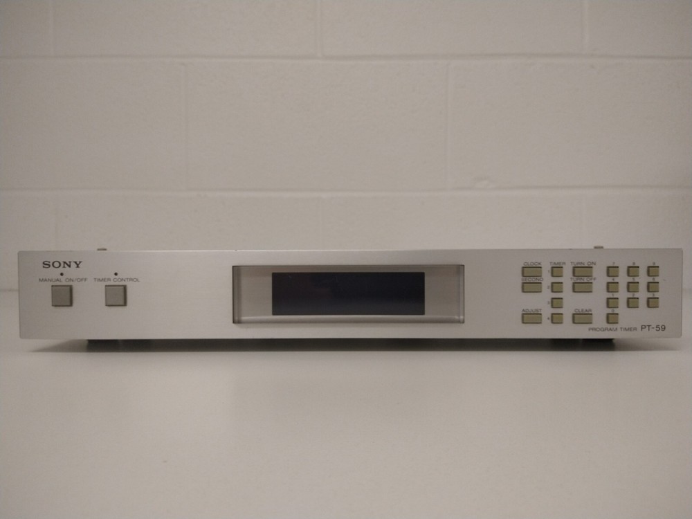 Sony PT-59 Hi-Fi Program Timer / Clock