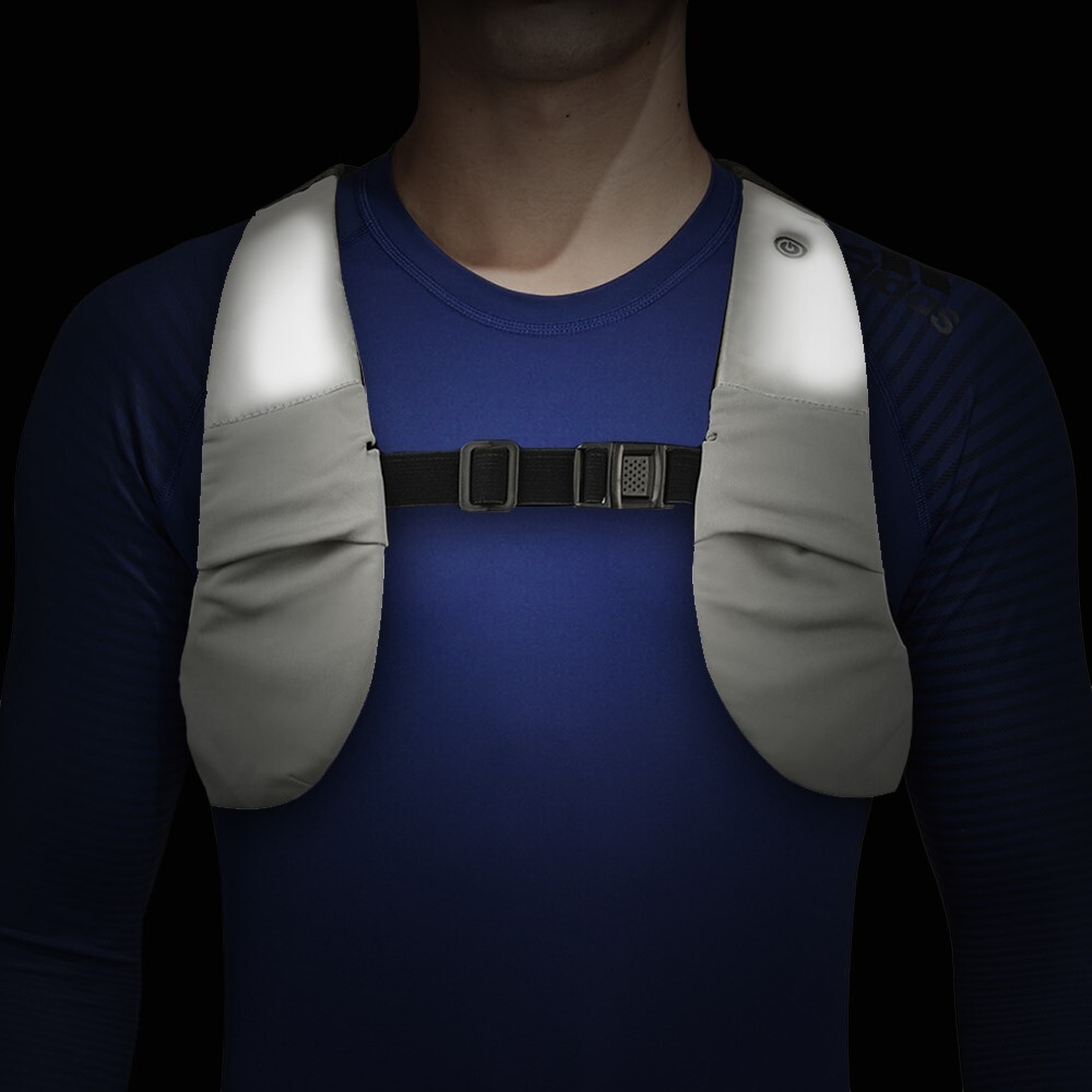 Reflective Waterproof LED Light Safety Vest Outdoor Running Cycling Biking Night