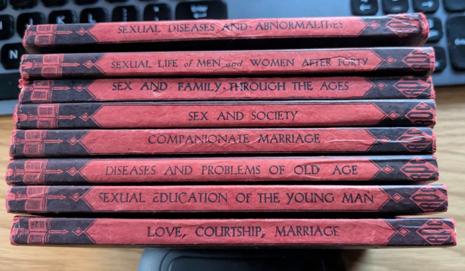 8 Books by Dr Keller "Sex and Society" Young Woman Roman Publishing 1928