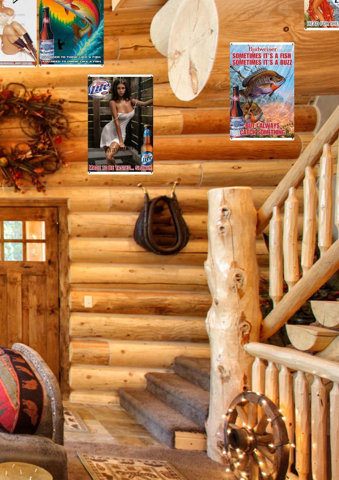 Miller Lite Beer Metal Poster Man Cave Bar Pub Decor Beer sign Read Des