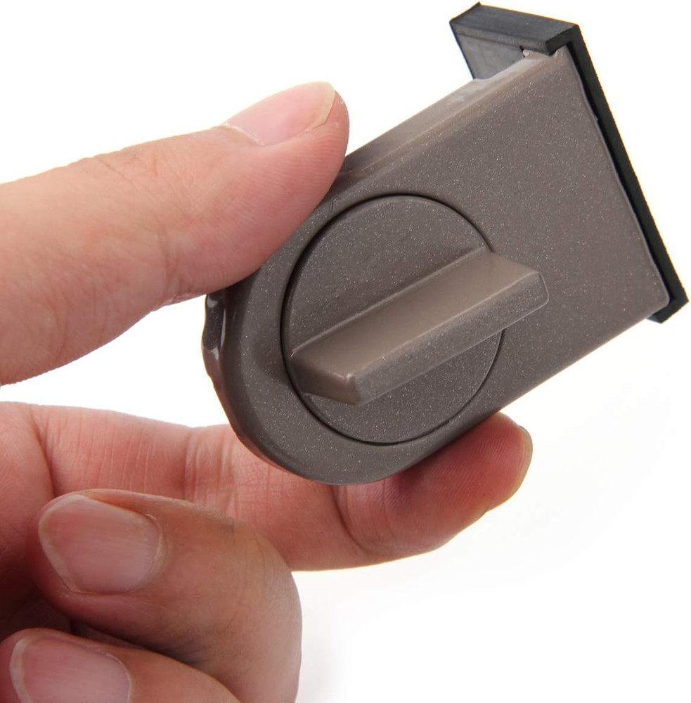 4 Pack Adjustable Sliding Window Locks Window Wedge Window Stop for Home Office