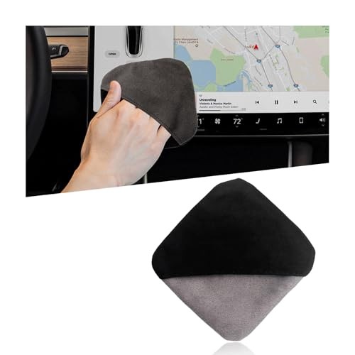 Car Screen Cleaner, Microfiber Auto Screen Cleaning Pad, Foldable Square,1Pcs