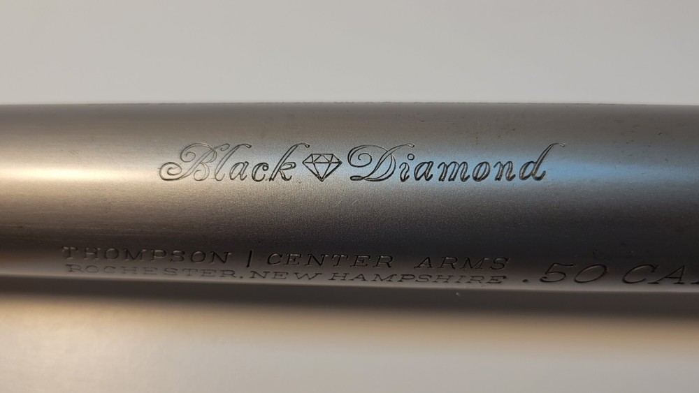 T/C Black Diamond .50 Cal. Inline Muzzleloader Nickel Barrel W/O Breech Plug (1)