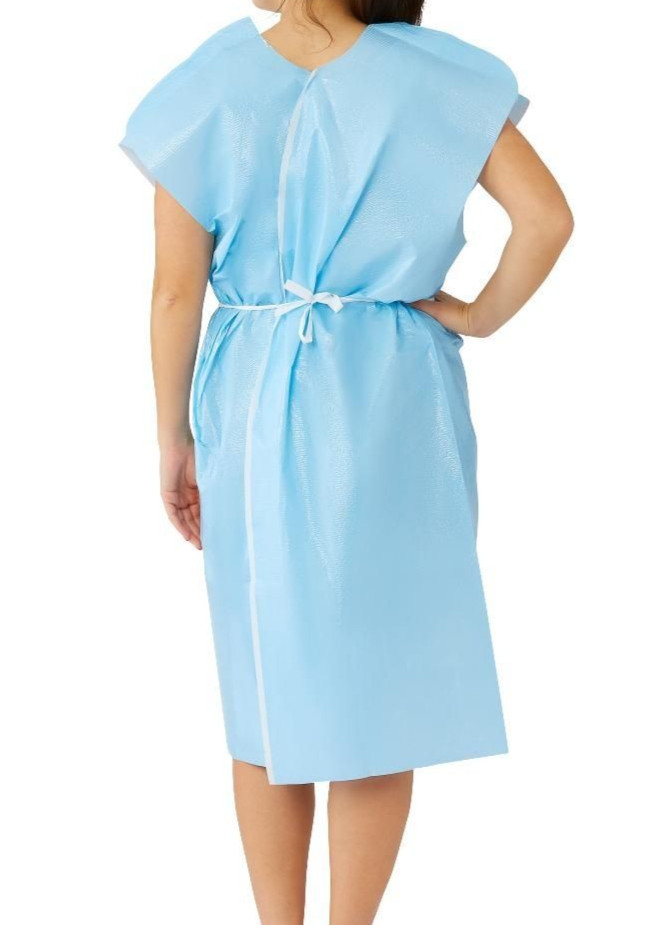 Disposable Hospital Patient Gowns Medical Exam Dental Multi-Layer 50/Box