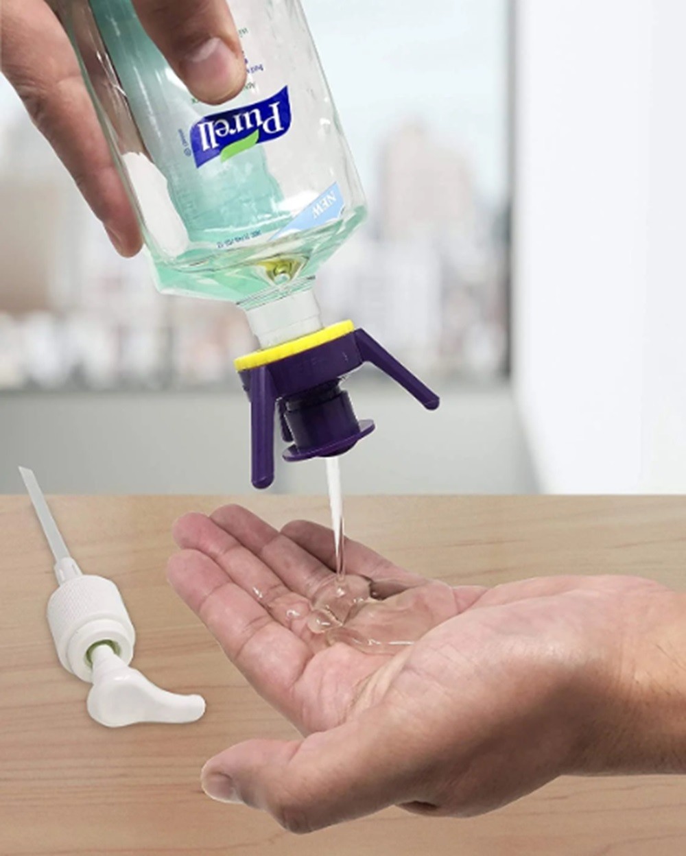 6-Pack Bottle Emptying Kit – Evacuation Dispenser Caps for Shampoo & Lotion