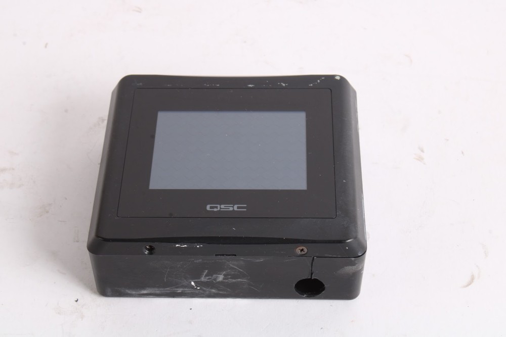 QSC TSC-3-BK Q-SYS Networked Touchscreen Controller - Fair Condition