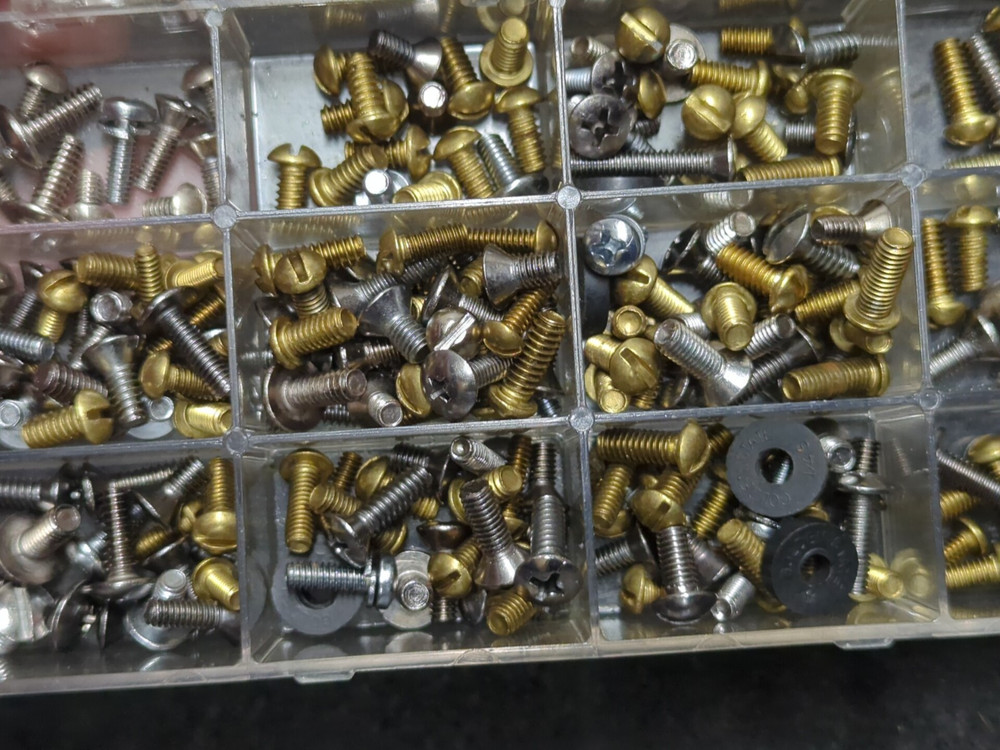 Bibb Screw Kit, Brass Assortment