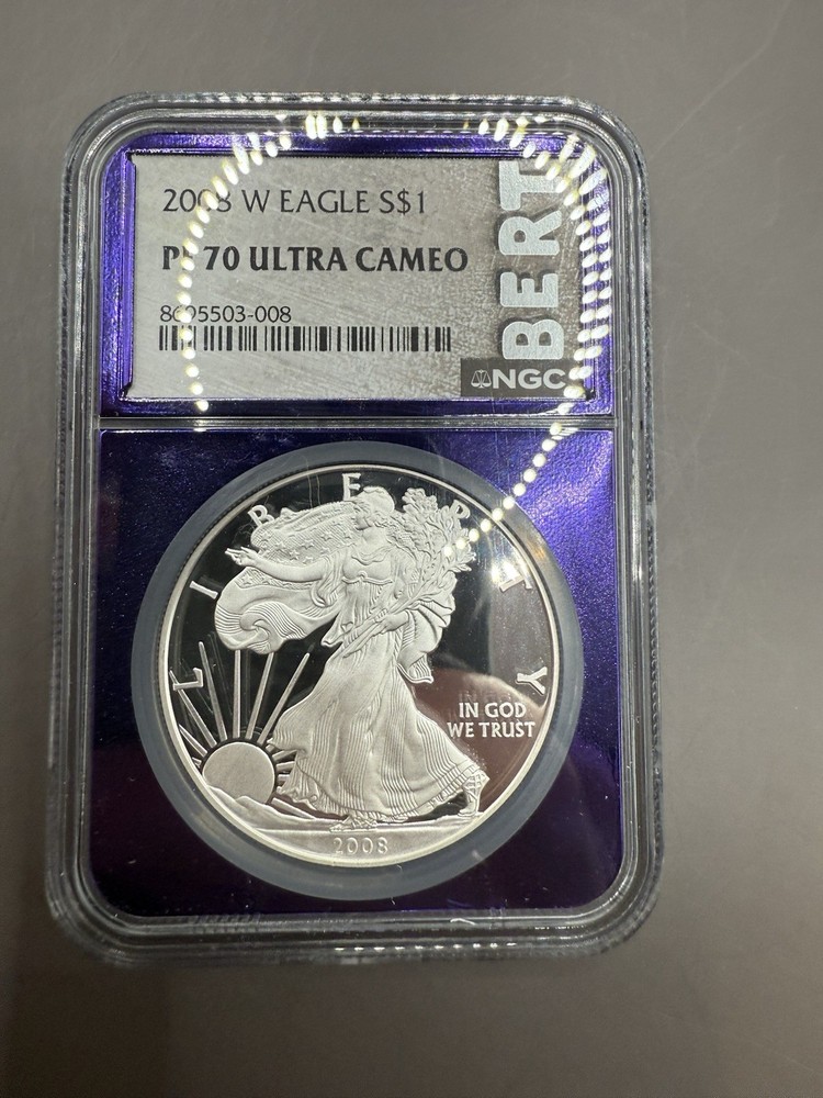 2008-W Proof $1 American Silver Eagle NGC PF70UC