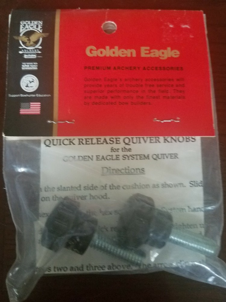 Golden Eagle Premium Archery Accessories Sys Quiver Knob 2PK