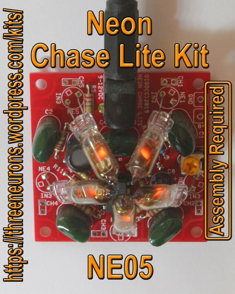 Neon Chase Lite Kit (NE05) - Complete with Neon Bulbs
