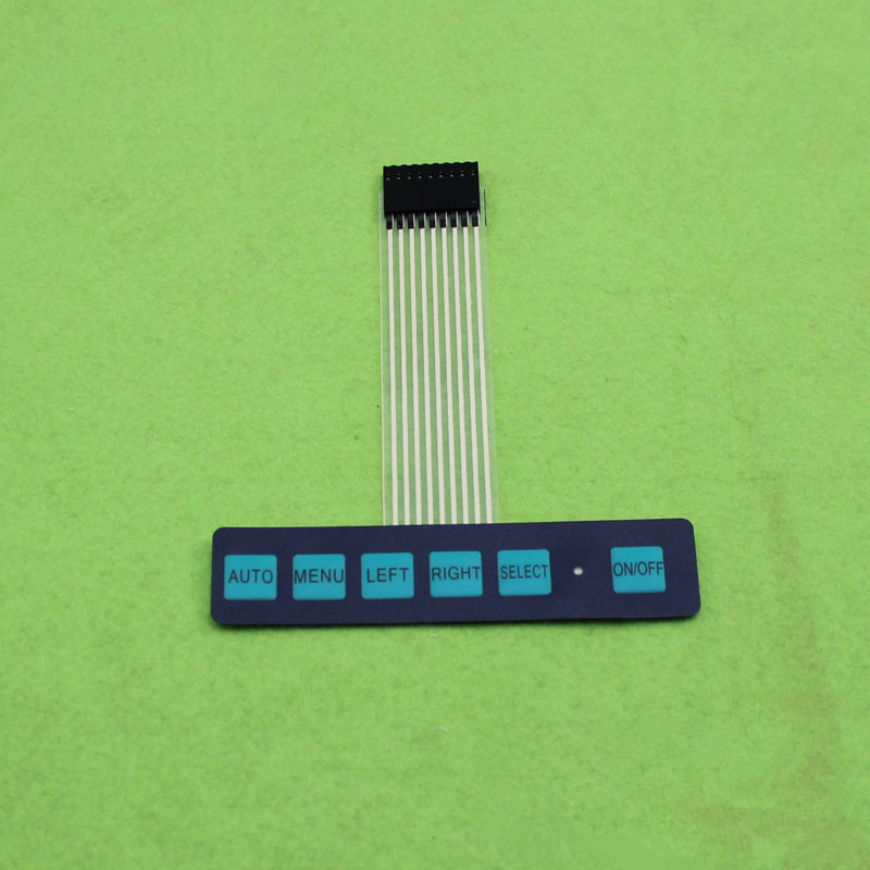 1x6 Matrix Array 6 Key Membrane Switch Keyboard Keypad 1*6 Keys with LED