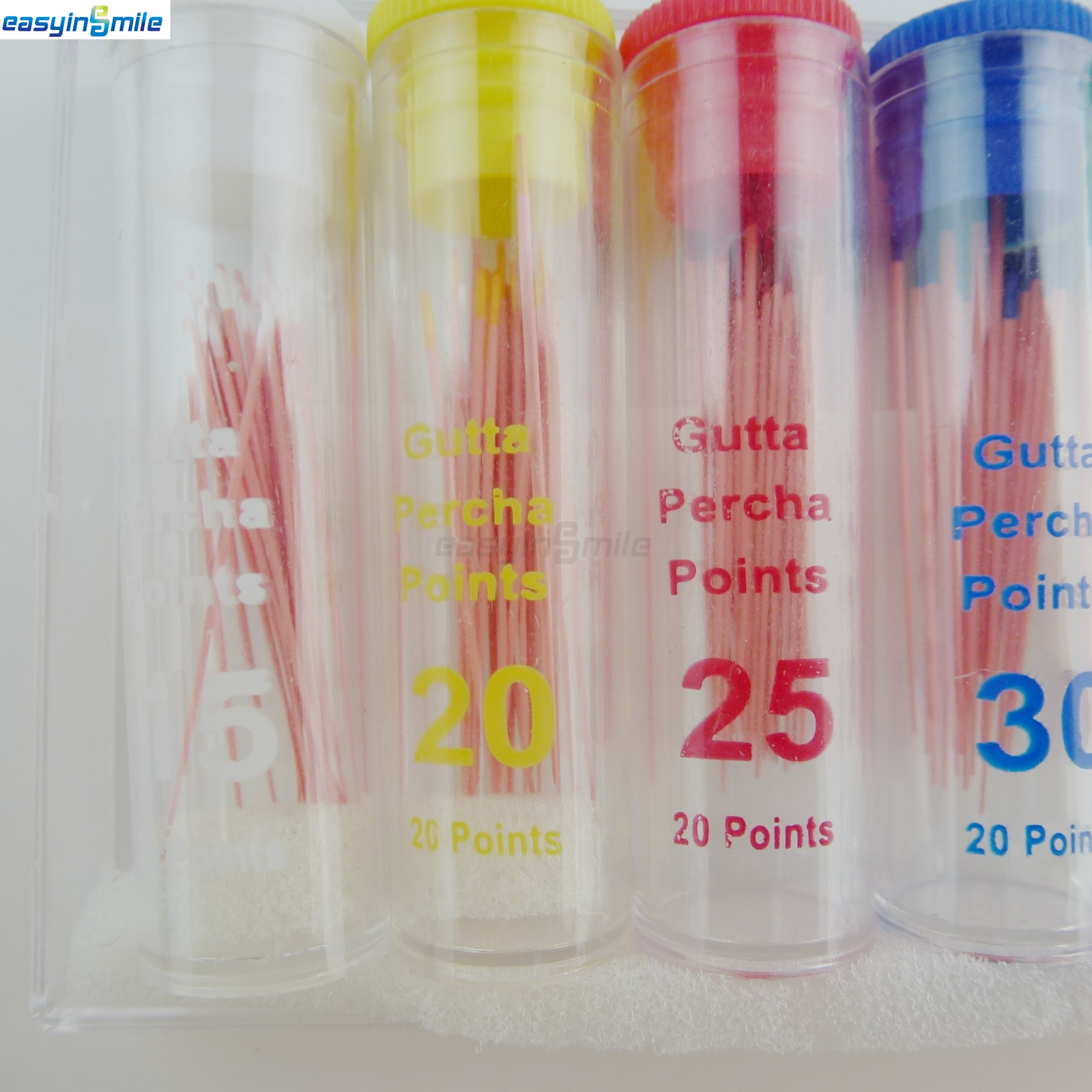 60/120pcs Dental Gutta Percha Points Full Taper 0.02/0.04/0.06 Size 15-40 45-80