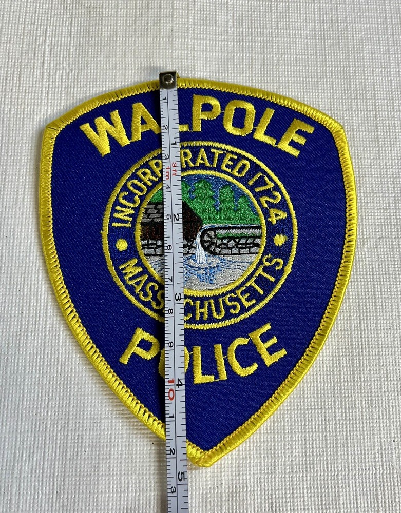 Walpole Massachusetts vest patch obsolete