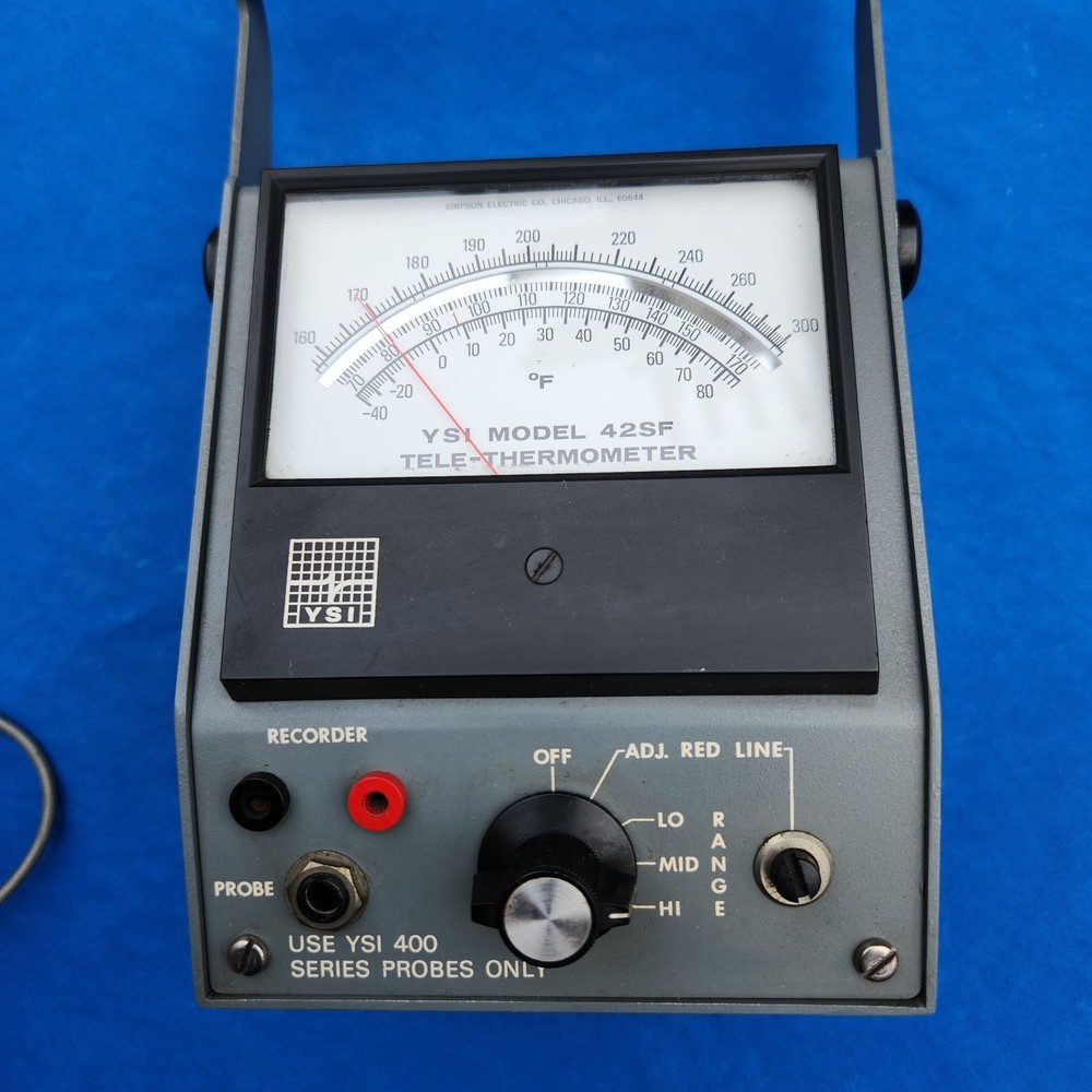 YSI Model 42SF Tele-Thermometer with probe/sensor