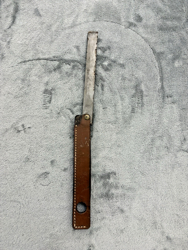 Vintage Gerber Chisel Point 97223 Folding Knife Sharpening 8” Hone DISTRESSED