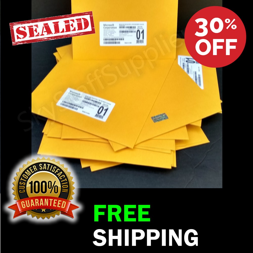 Microsoft Windows Server 2019 DATACENTER License 24 Core FULL NEW RETAIL PACK