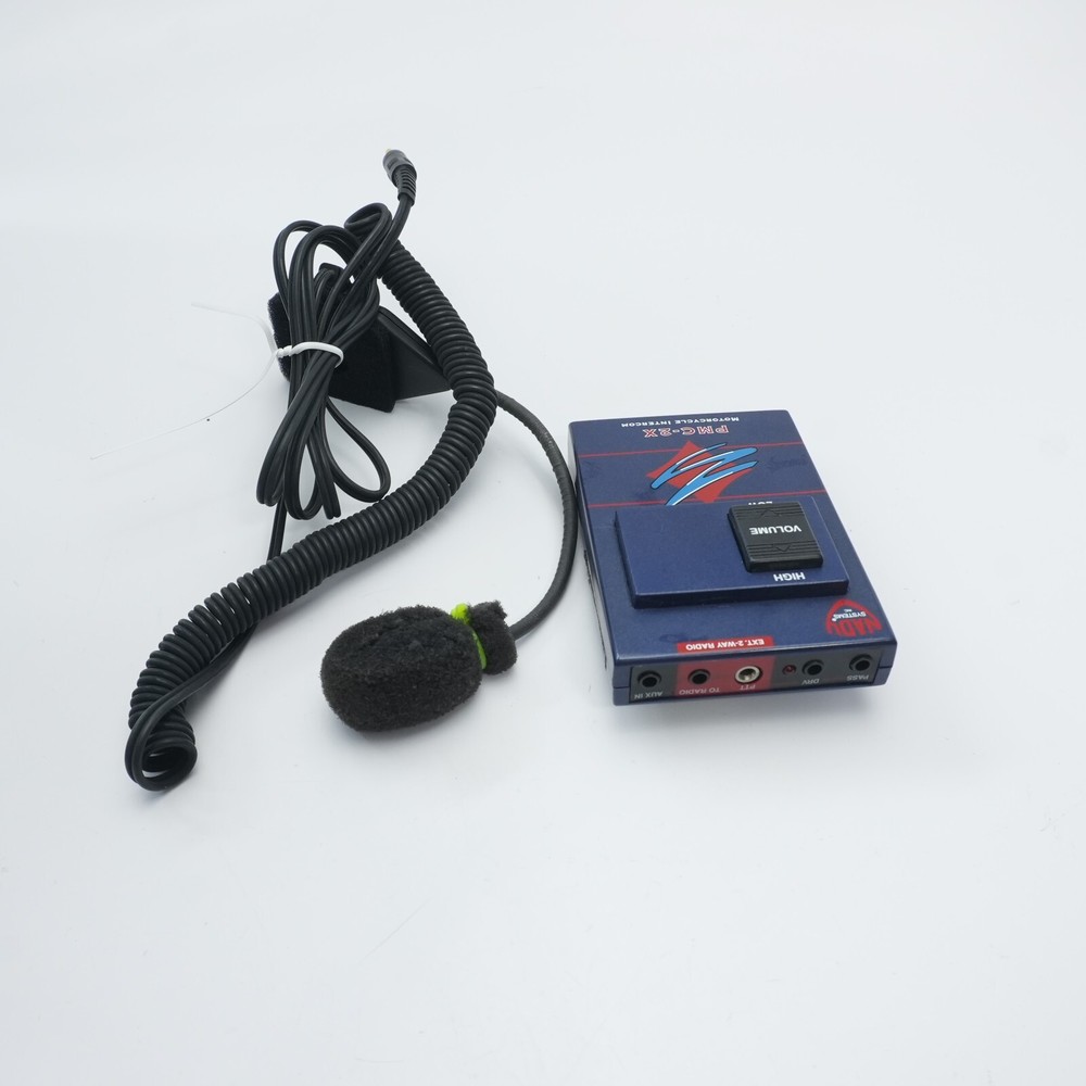 1 NADY PMC-2X Motorcycle Intercom System Driver Passenger Mic WindBlock