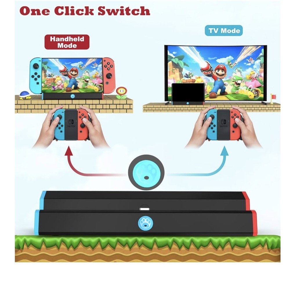 Docking Station For Nintendo Switch/ Switch OLED. (New)