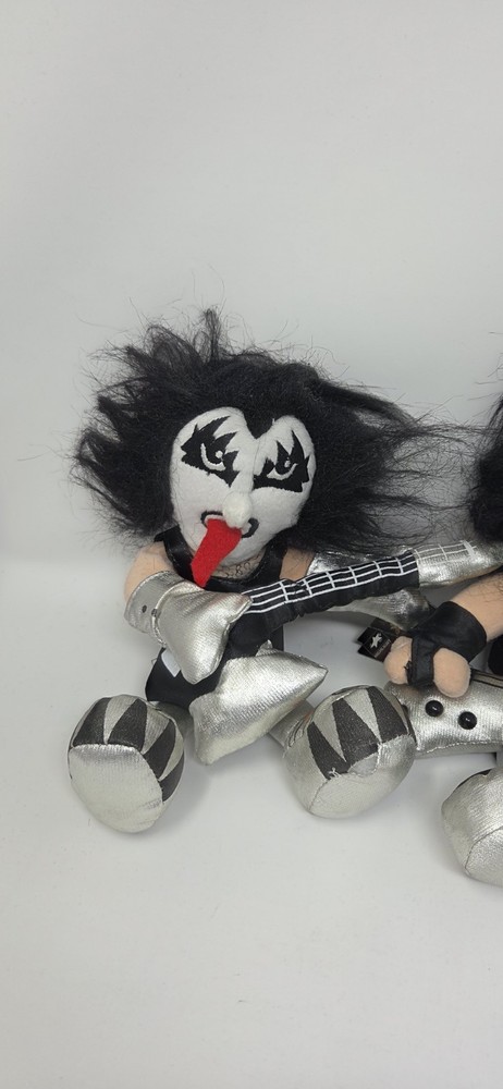 KISS Plush Doll Figure Complete Set - Bean Bag Highlight 1998 Vintage w/ Tags