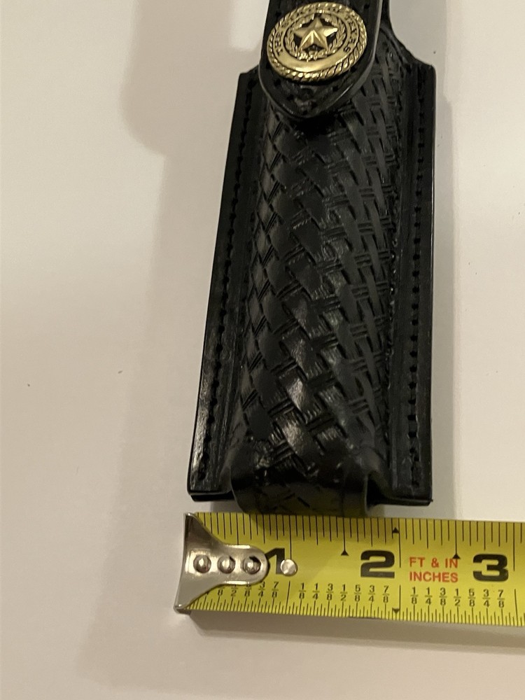 Custom Leather Flashlight Holder—-USA MADE!!!