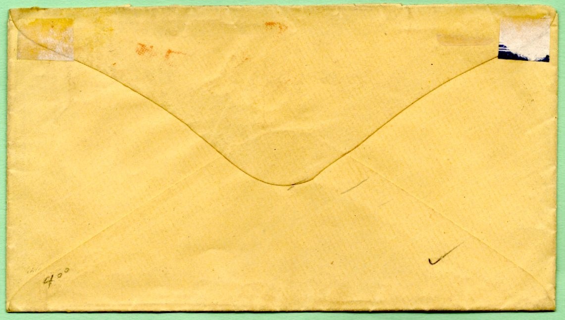 Scott # 26 on Cover with Cancel : Whitehall, N.Y. / MB-688