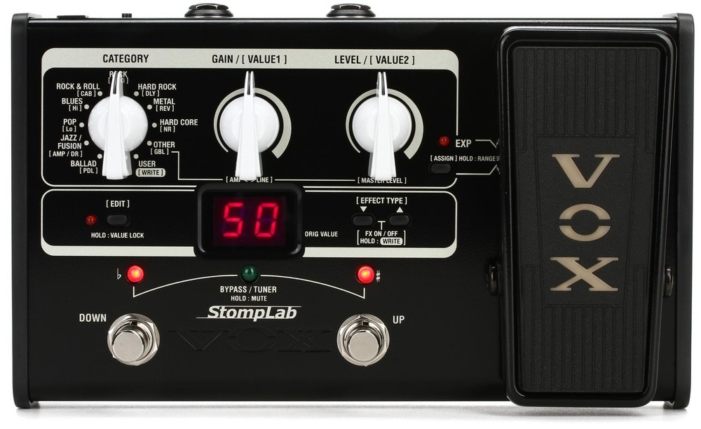 Vox StompLab IIG Modeling Effects Pedal (5-pack) Bundle