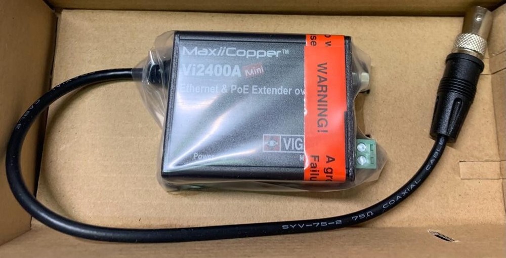 Vigitron Vi2400A Mini Coax Ethernet & PoE Extender