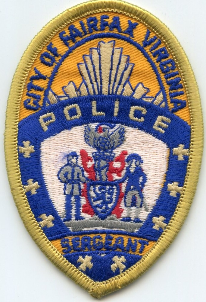 FAIRFAX CITY VIRGINIA small POLICE PATCH