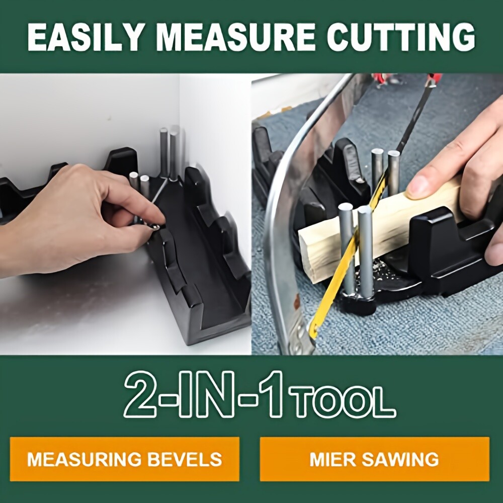 2-in-1 Miter Tool - Portable, Precision Angle Calibration