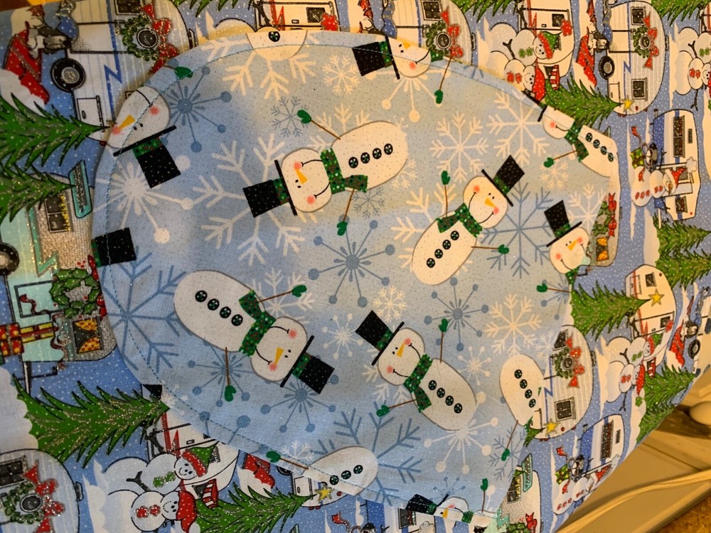 Handmade reversible crossbody apron
