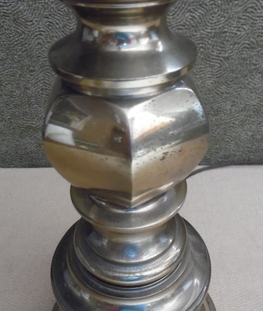 Vintage Brass Stiffel Table Lamp - Very Dusty