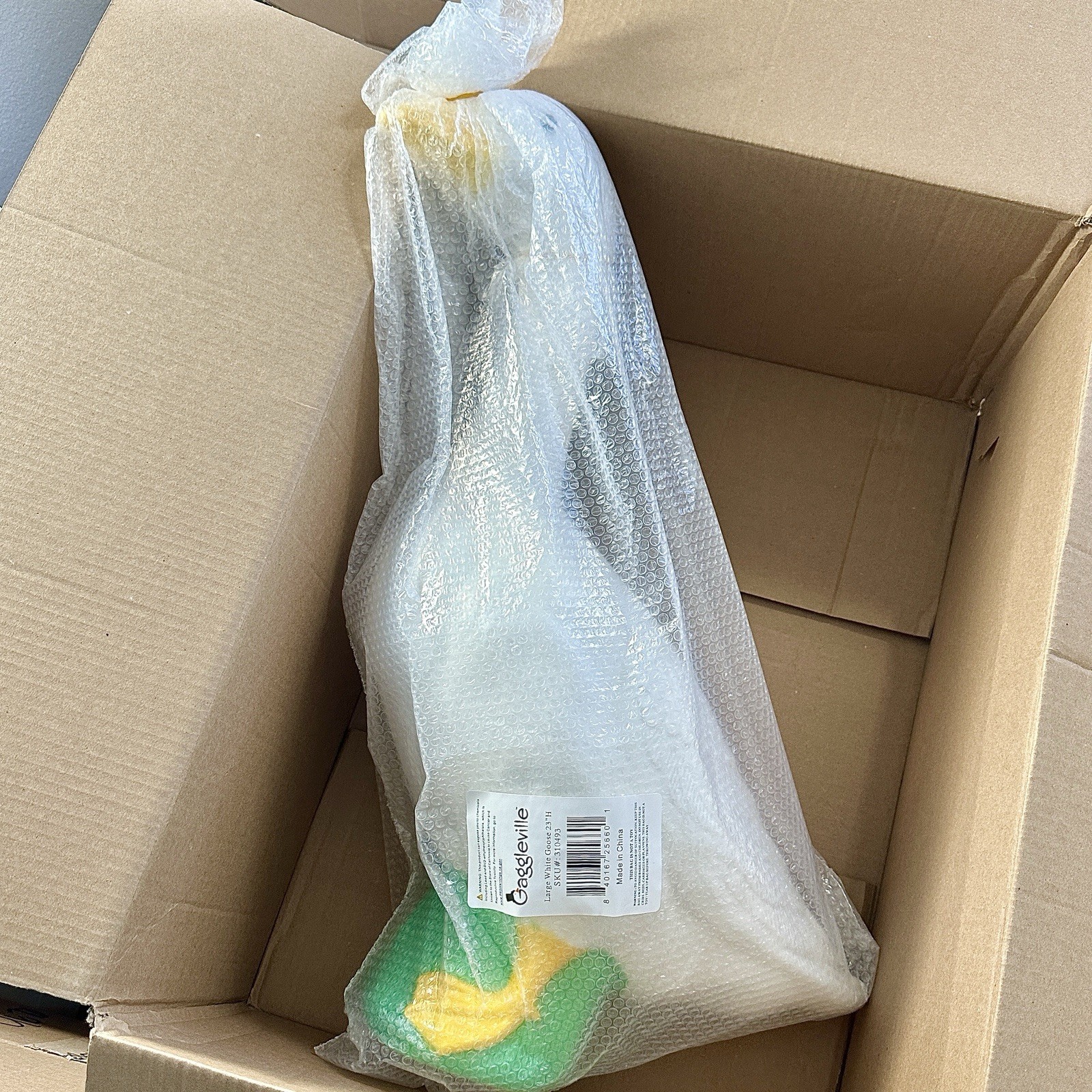 Large White Goose 23" Garden Statue Indoor Outdoor Porch Yard Decor New