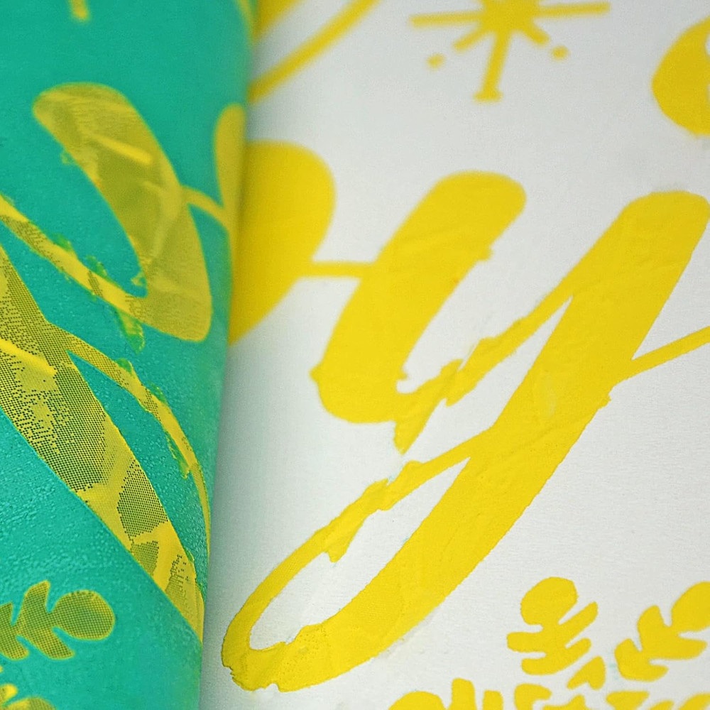 Silk Screen Stencil, Self-Adhesive Mesh Stencil Chalk Screen Printing Transfer W