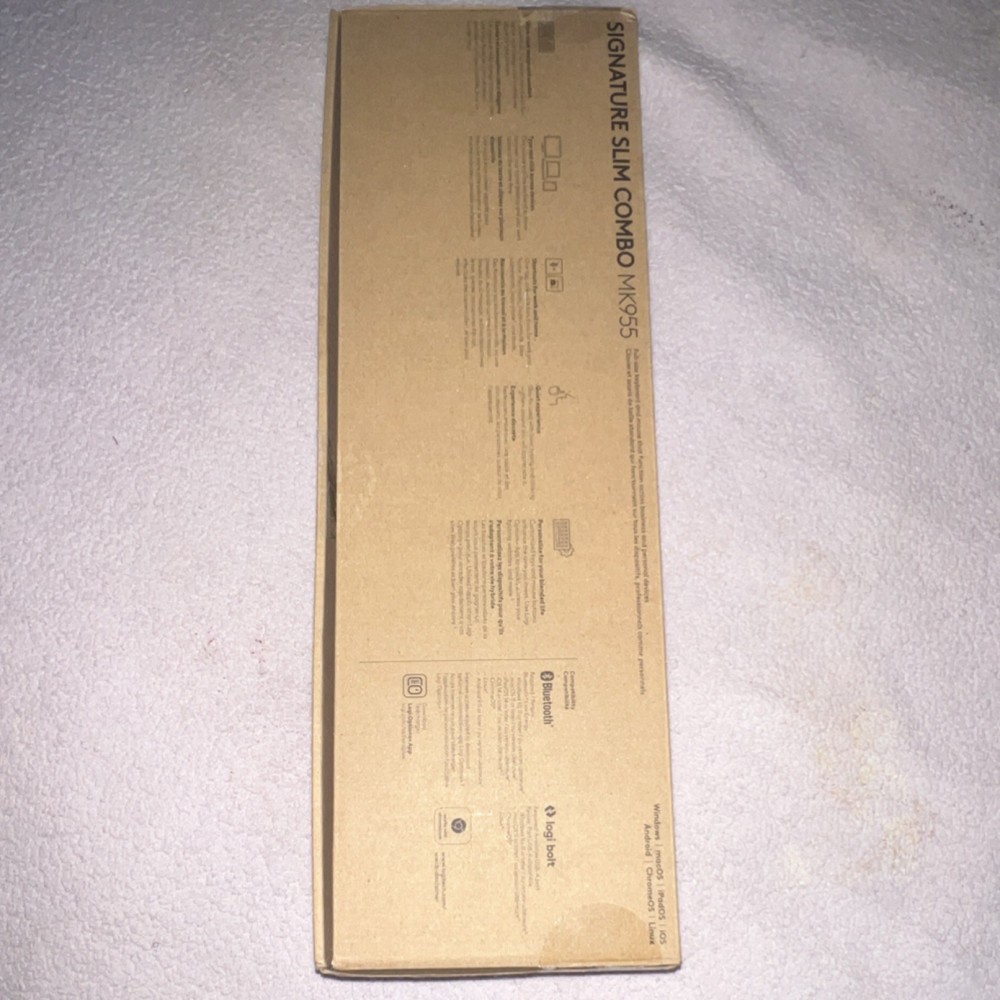 Logitech MK955 Wireless Bluetooth Keyboard Mouse Combo Plug & Play QWERTY