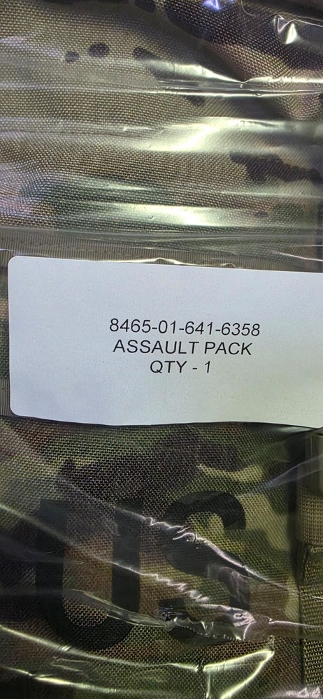 USGI Multicam OCP MOLLE Assault Pack - 3 Day Assault Backpack Sealed