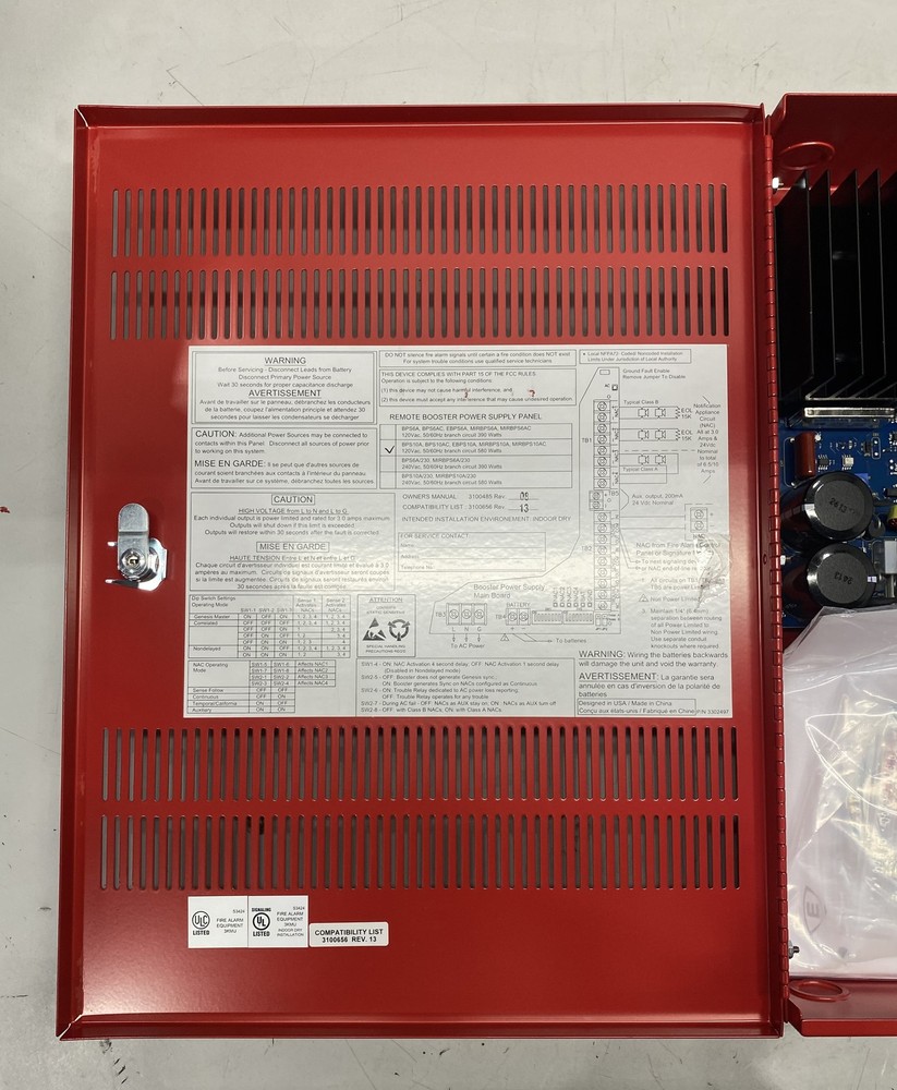 Edwards EBPS10A Signaling Remote Booster Power Supply