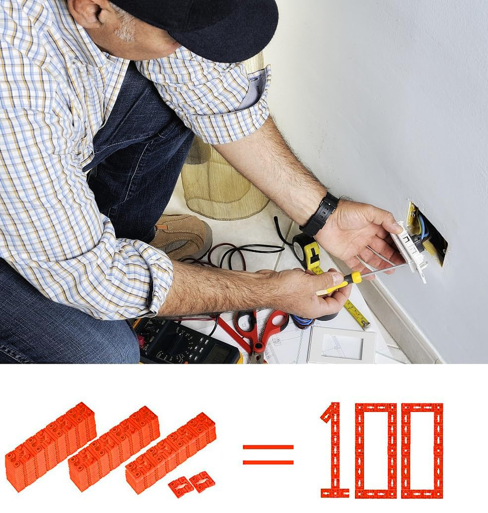 100pcs Outlet Spacers for Electrical Box, Electrical Outlet Spacers Shims Switch