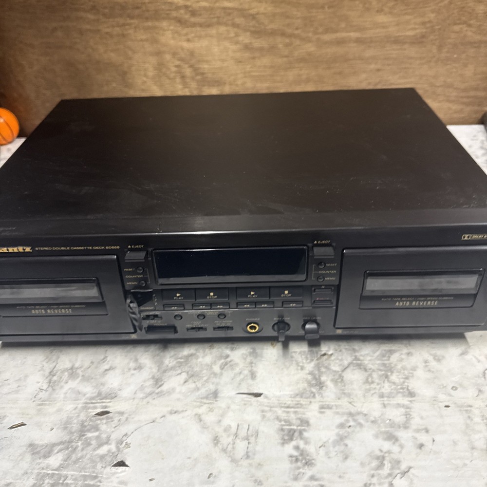 Vintage Marantz model SD555U dual cassette player