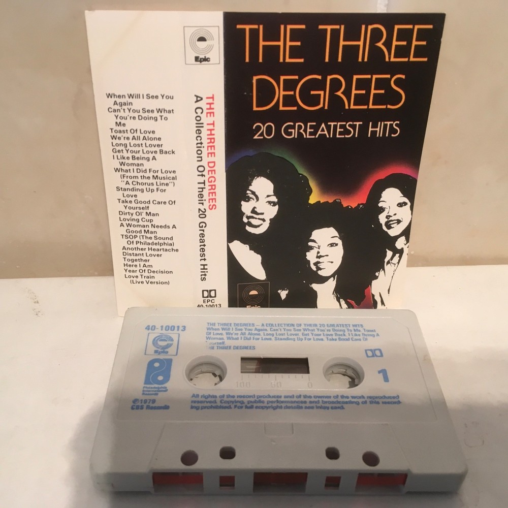 The Three Degrees "20 Greatest Hits" Cassette